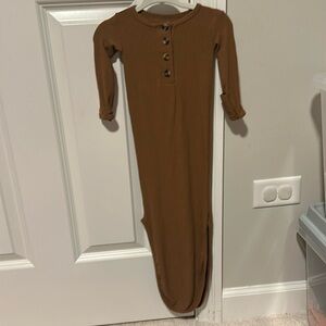 Lou Lou and company knotted newborn gown